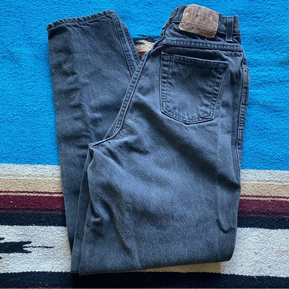 VTG Gitano 80’s High Rise Tapered Denim Jeans. Size 27/31 with a 5 Pocket style.